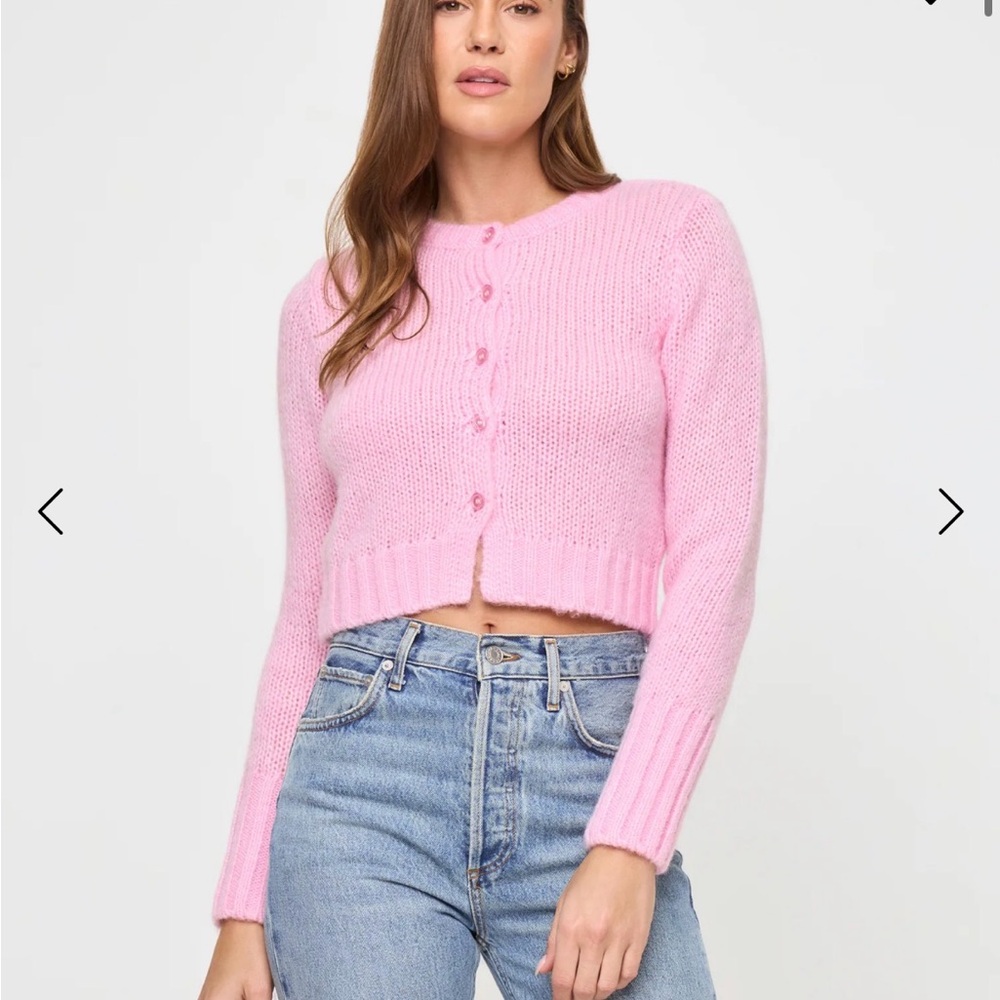 L*Space Soft Pink Cropped Cardigan